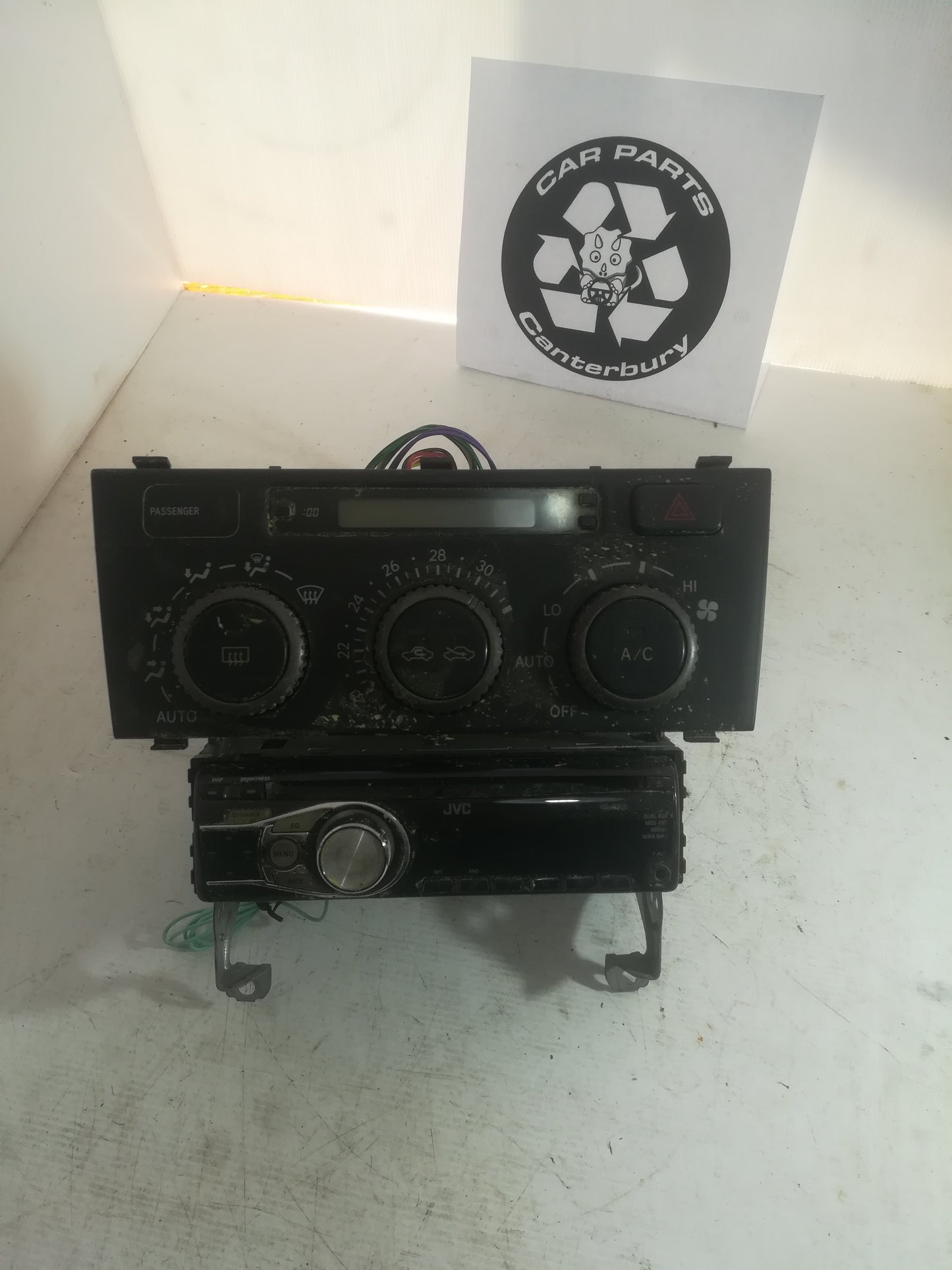 Heater & A/C Controls w/ After Market Stereo