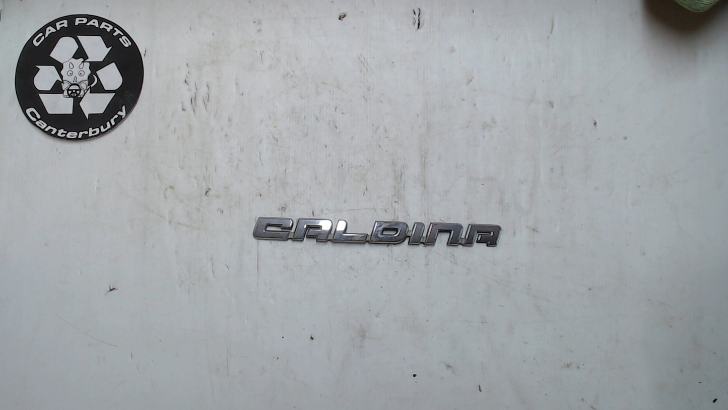 Boot Badge - "Caldina"