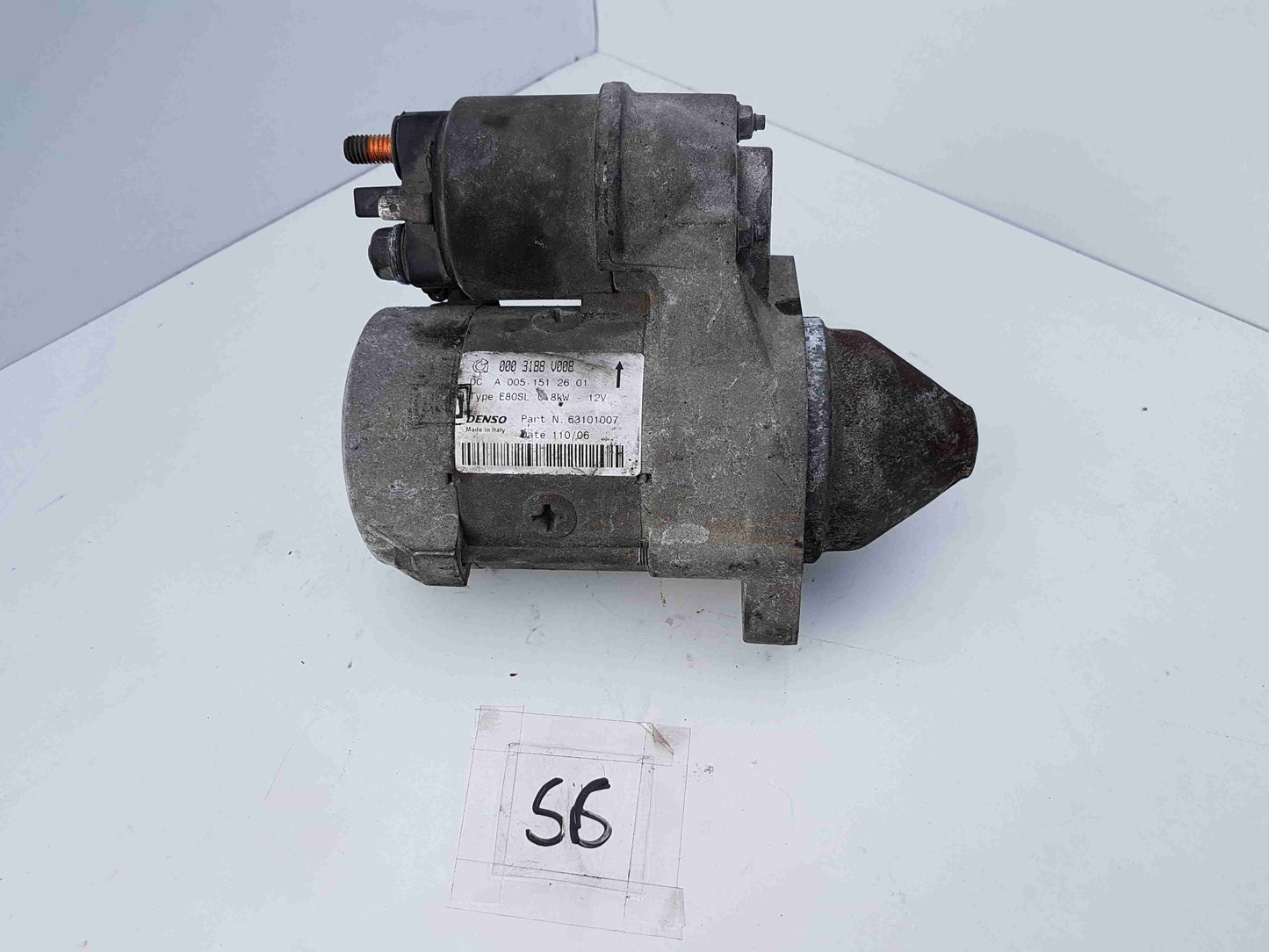 Starter Motor 000 3188 v008 -cap DZB983