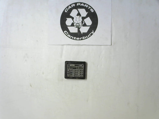 Fuse Box Cover