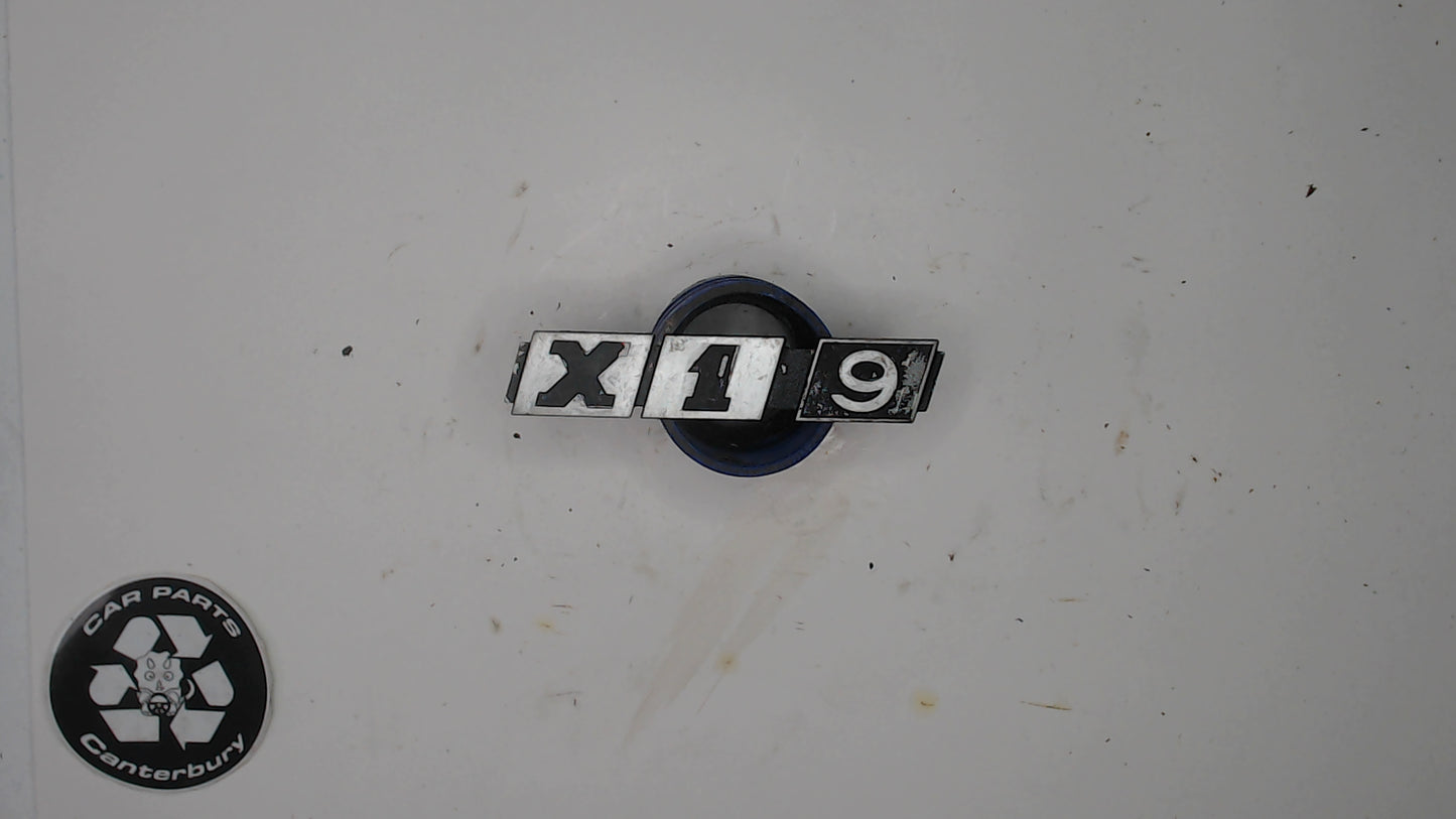 X1/9 Boot Badge / Emblem