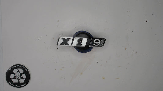 X1/9 Boot Badge / Emblem