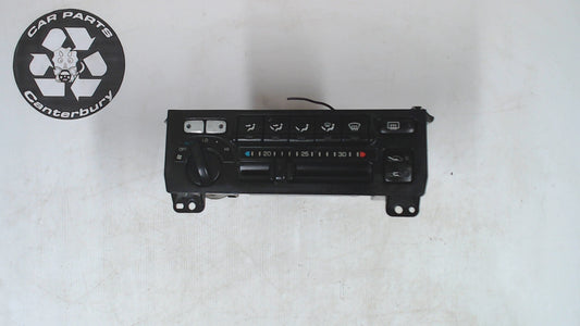 Heater & A/C Controls